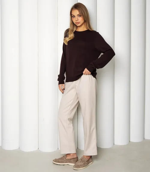 Джемпер #ОКТ125002, шоколадный