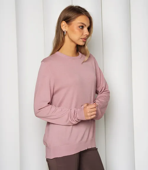 Джемпер #ОКТ125002, пудровый