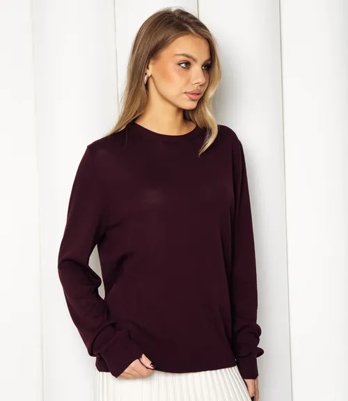 Джемпер #ОКТ125002, сливовый