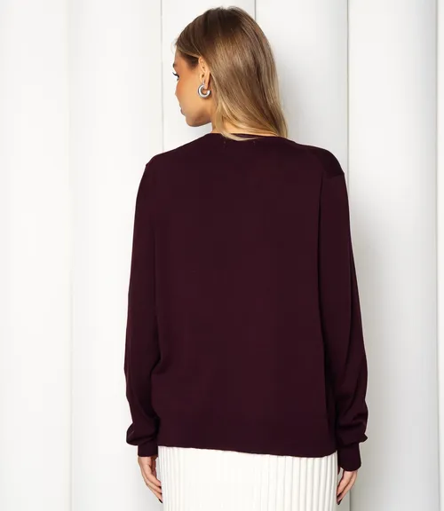 Джемпер #ОКТ125002, сливовый