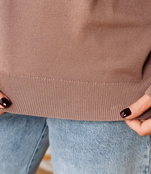 Джемпер #ОКТ125002, мокко