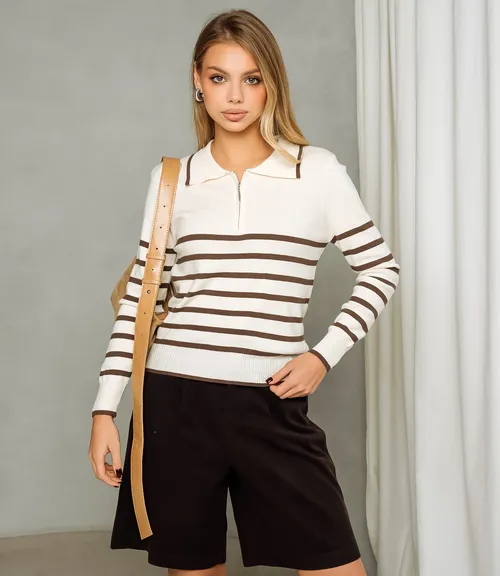 Джемпер #КТ7320 (2), тёмно-коричневый