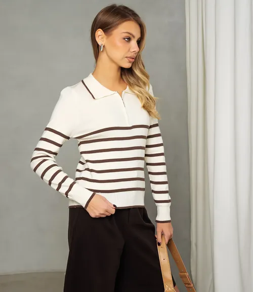 Джемпер #КТ7320 (2), тёмно-коричневый