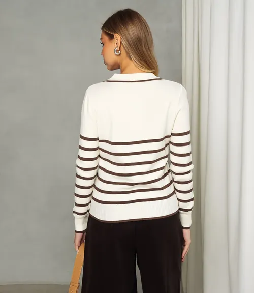 Джемпер #КТ7320 (2), тёмно-коричневый