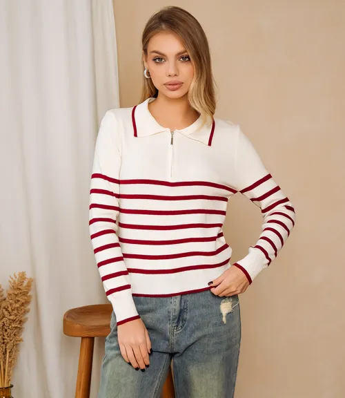 Джемпер #КТ7320 (2), бордовый