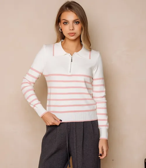 Джемпер #КТ7320 (2), пудровый