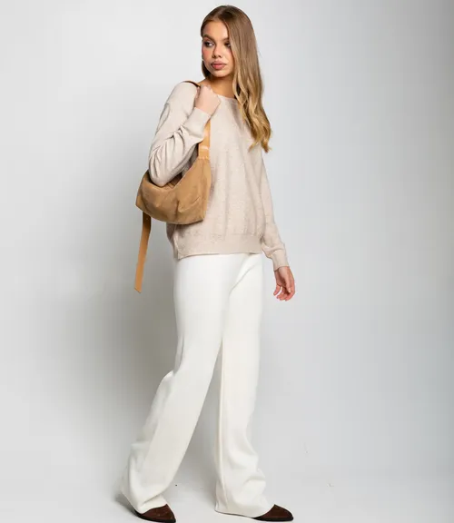 Джемпер #КТ20802, бежевый