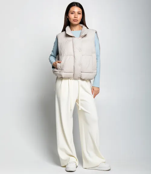 Жилет #КТ119 (2), бежево-серый