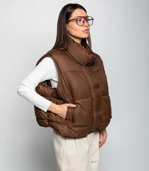 Жилет #КТ119 (2), шоколадный