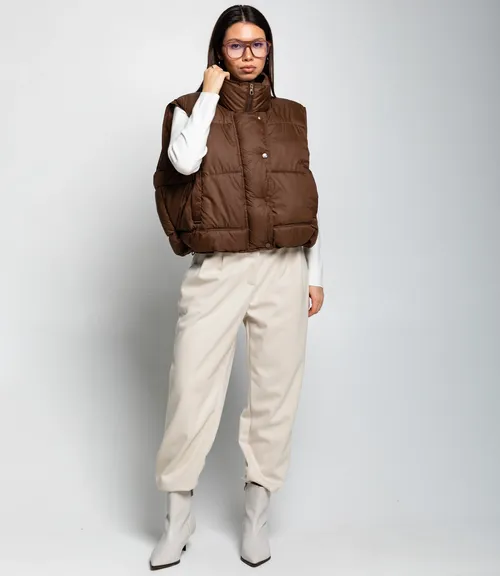 Жилет #КТ119 (2), шоколадный