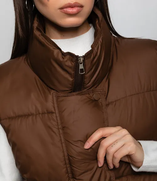 Жилет #КТ119 (2), шоколадный