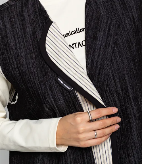 Жилет #КТ8083 (2), чёрный