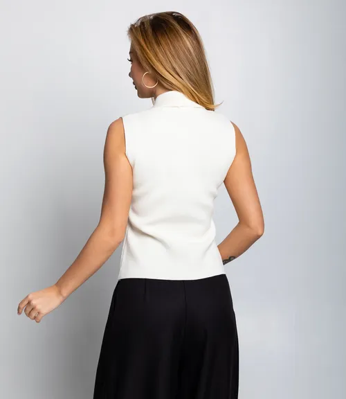 Жилет #КТ8833 (1), кремовый