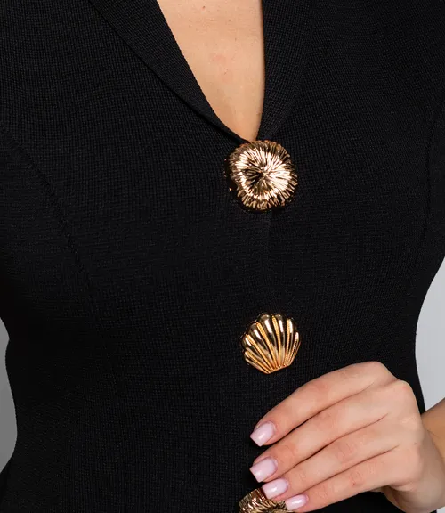 Жилет #КТ8833 (1), чёрный