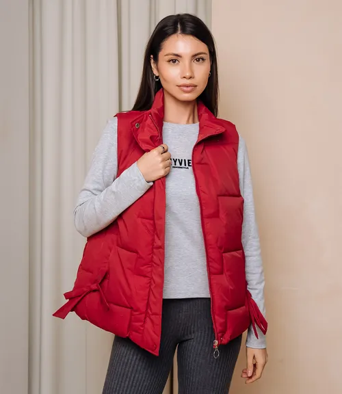 Жилет #КТ2391, красный