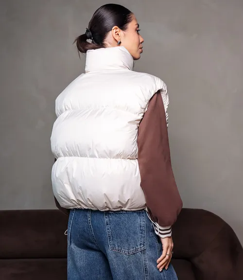 Жилет #КТ6997, светло-бежевый