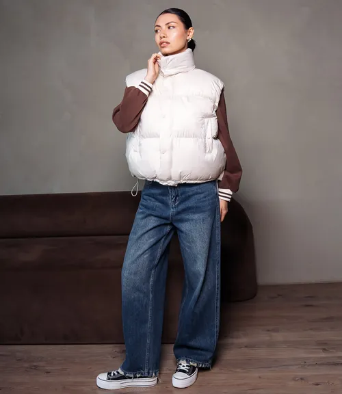 Жилет #КТ6997, светло-бежевый