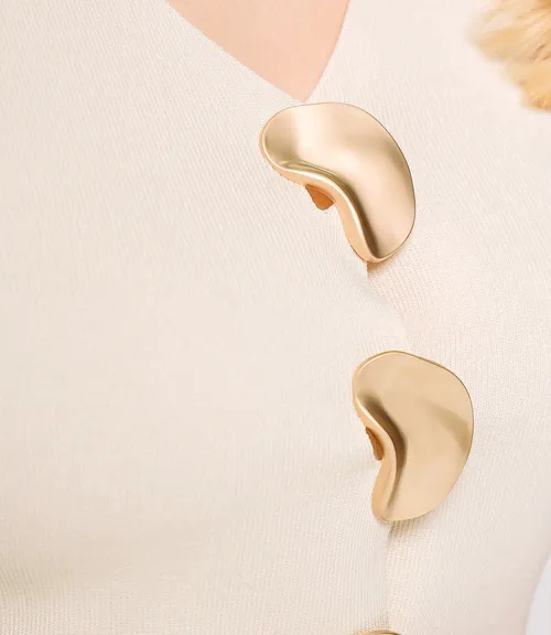 Жилет #КТ31050, светло-бежевый