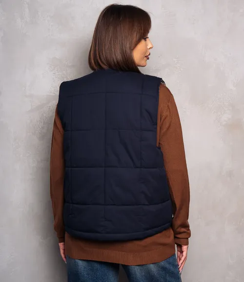 Жилет #КТ8358, тёмно-синий