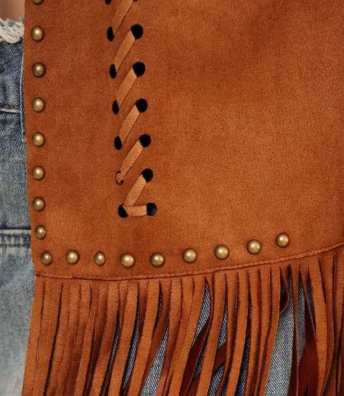 Жилет #КТ88875, коричневый