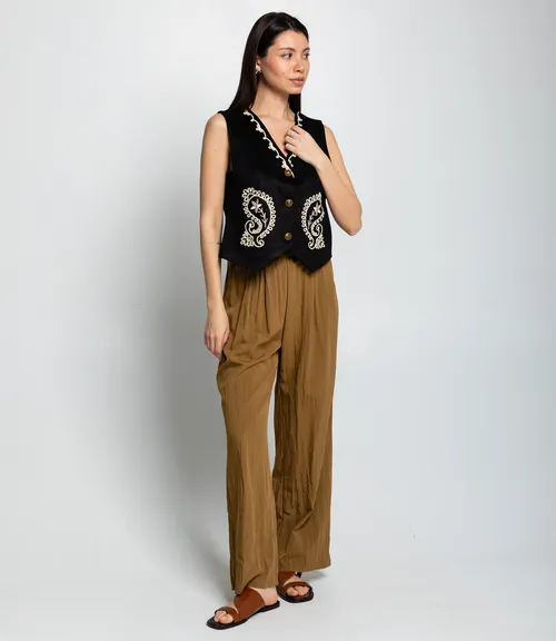 Жилет #КТ9836, чёрный