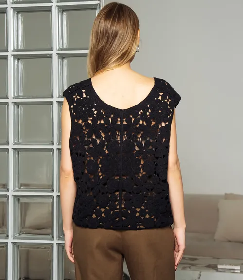 Жилет #КТ2512 (2), чёрный