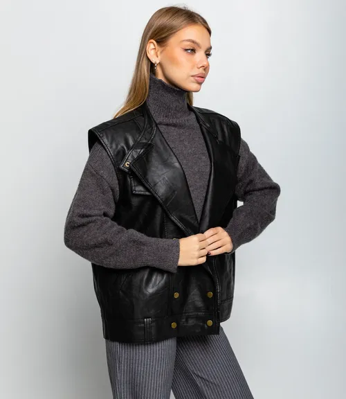 Жилет #КТ6366, чёрный