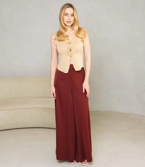 Жилет #КТ31030, бежевый