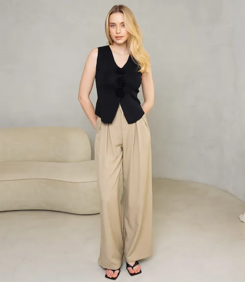 Жилет #КТ31030, чёрный