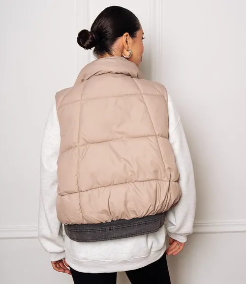 Жилет #КТ613 (2), бежевый