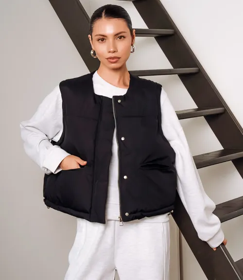 Жилет #КТ8813 (8), чёрный