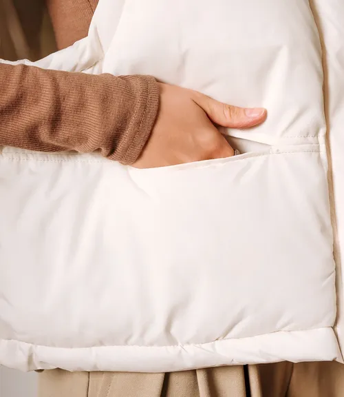 Жилет #КТ8813 (8), молочный