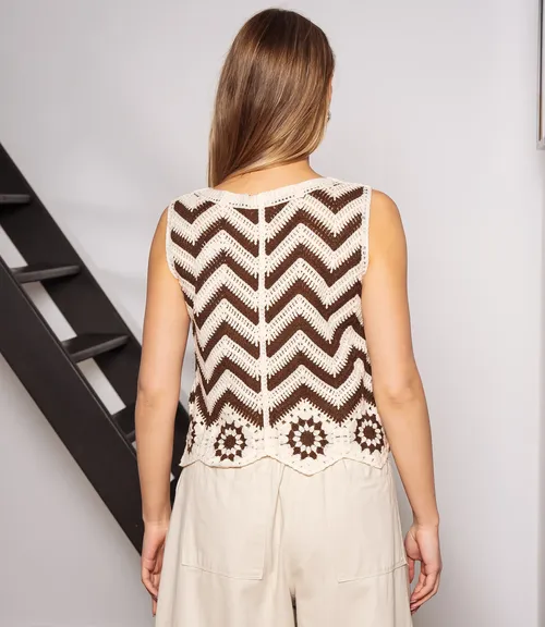 Жилет #КТ502 (10), коричневый