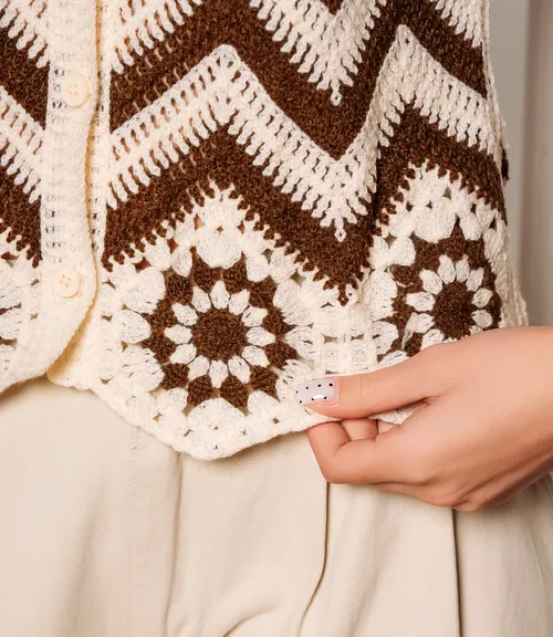 Жилет #КТ502 (10), коричневый