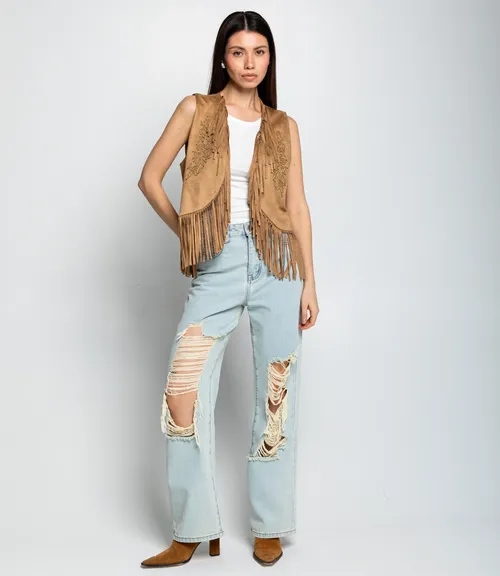 Жилет #КТ9833, бежевый