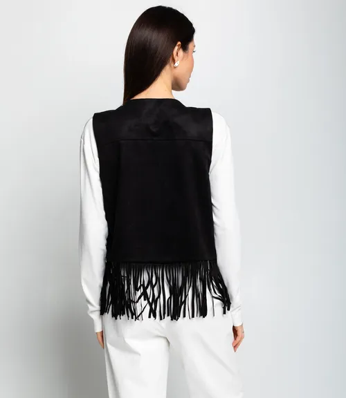 Жилет #КТ9833, чёрный