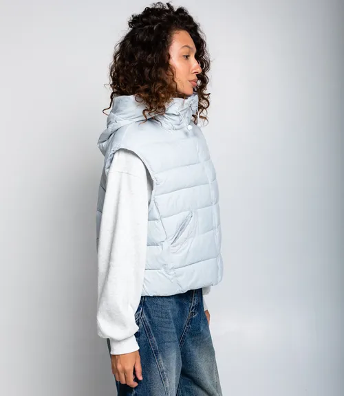 Жилет #КТ26203, светло-голубой