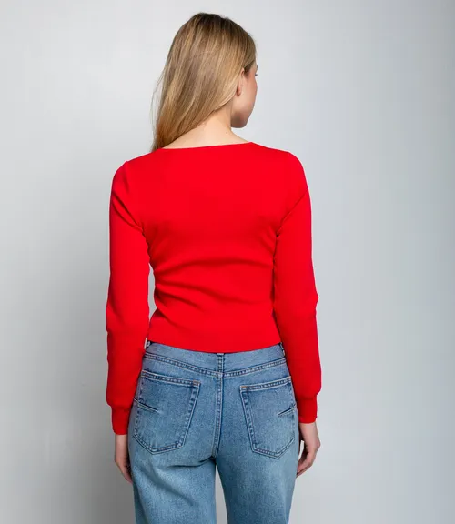 Кардиган #КТ308 (4), красный