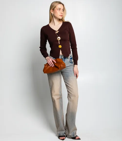 Кардиган #КТ308 (4), шоколадный