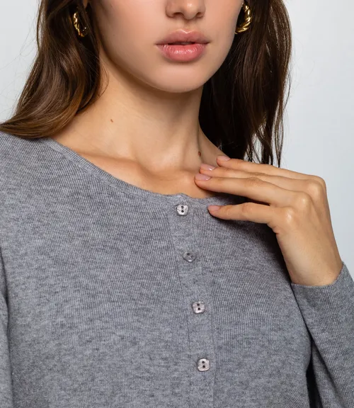 Кардиган #КТ9035 (3), серый