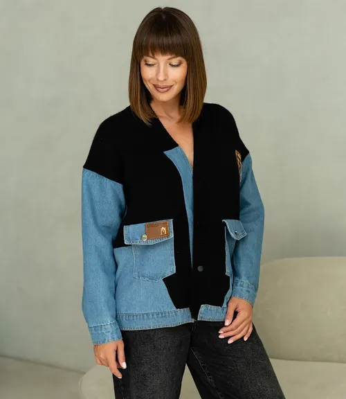 Кардиган #КТ8805 (7), чёрный