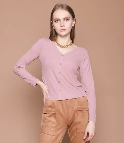 Кофта #913*, розовый - фото 1