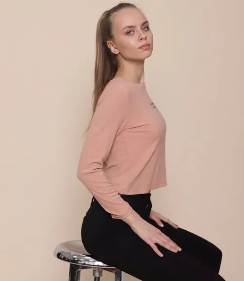 Кофта #Е033, розовый - фото 3