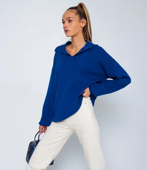Джемпер #КТ8781, синий - фото 2