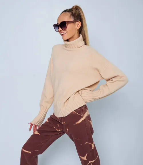 Свитер #КТ202210, бежевый