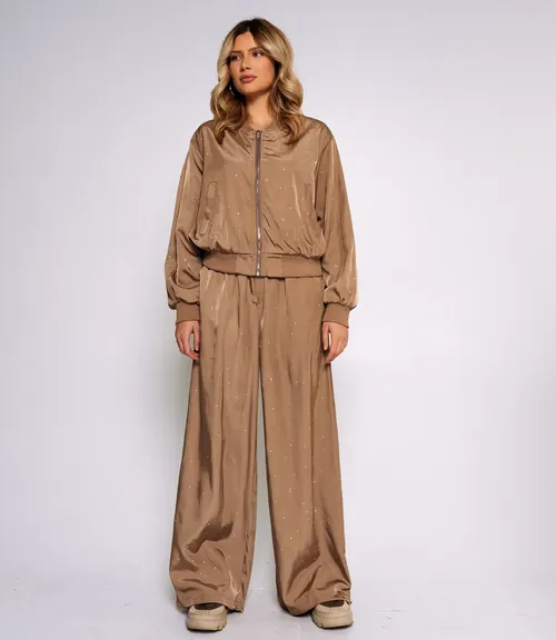 Спортивный костюм #КТ06 (5), тёмно-бежевый - фото 2