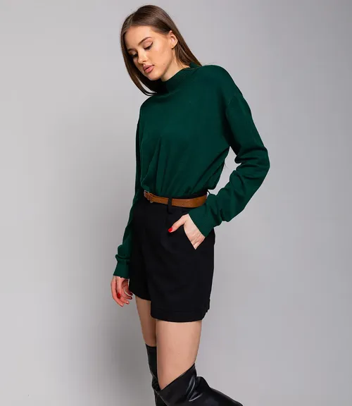 Водолазка #ОКТ07, тёмно-зелёный