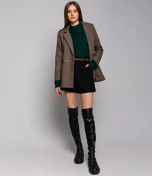 Водолазка #ОКТ07, тёмно-зелёный