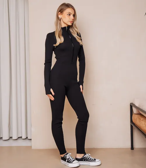 Комбинезон #КТ9180, чёрный