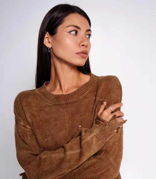 Джемпер #КТ821 (5), коричневый